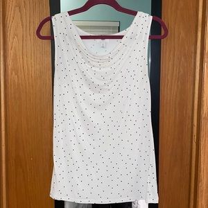 Sleeveless Polka Dot Top